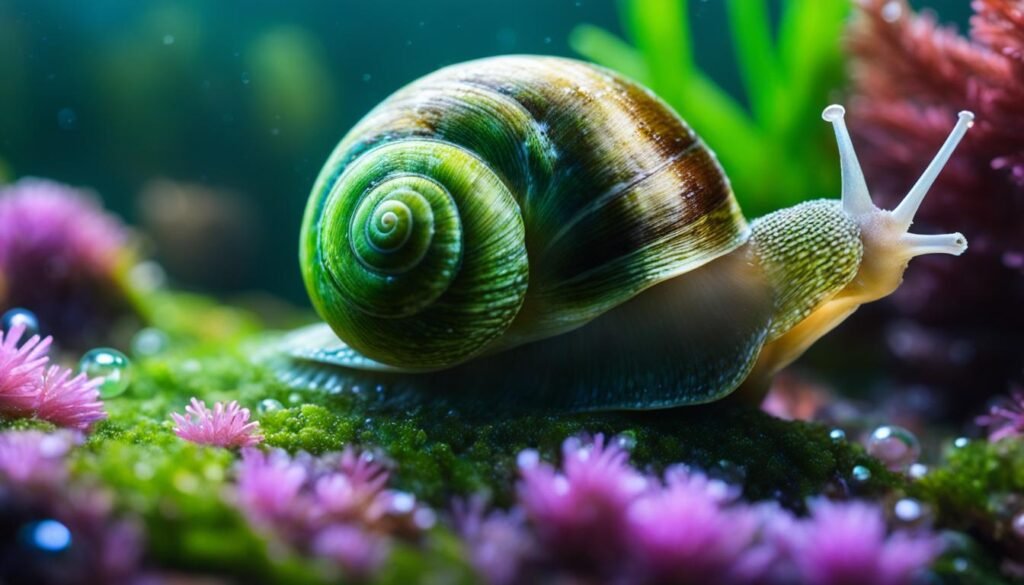Algae eating snail