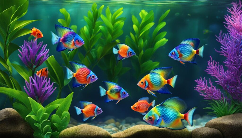 Optimal Number of Rainbow Fish in a Tank