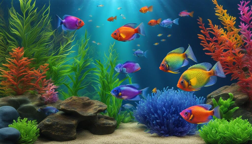 maintaining a thriving rainbow fish community