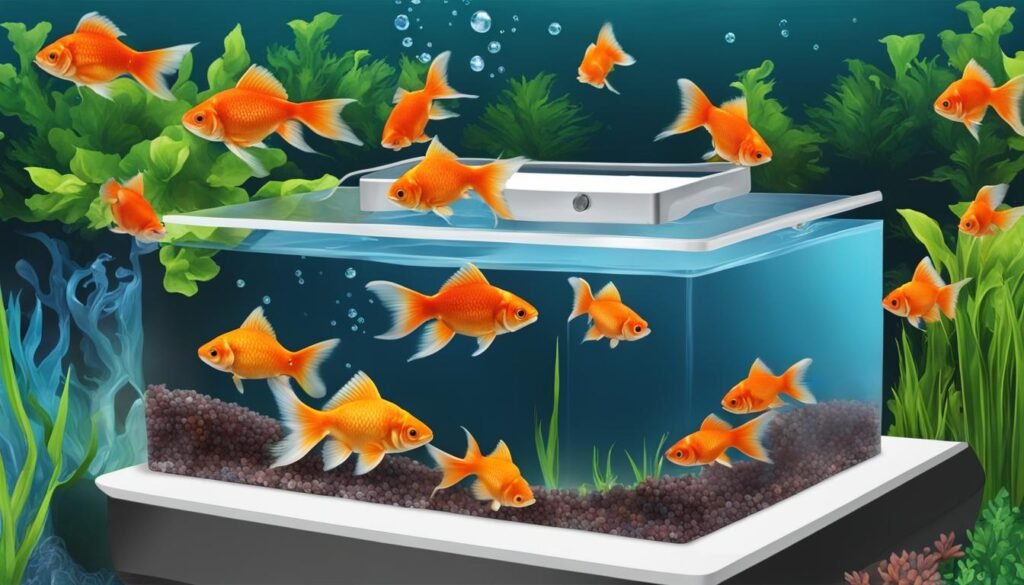 maintaining water quality for goldfish