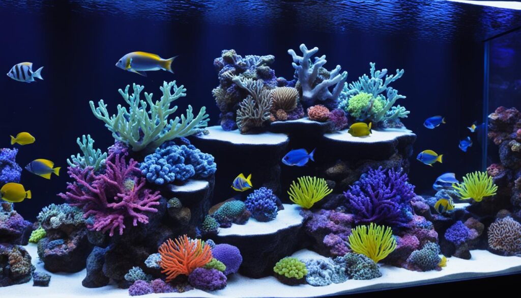 aquarium lighting for a reef tank