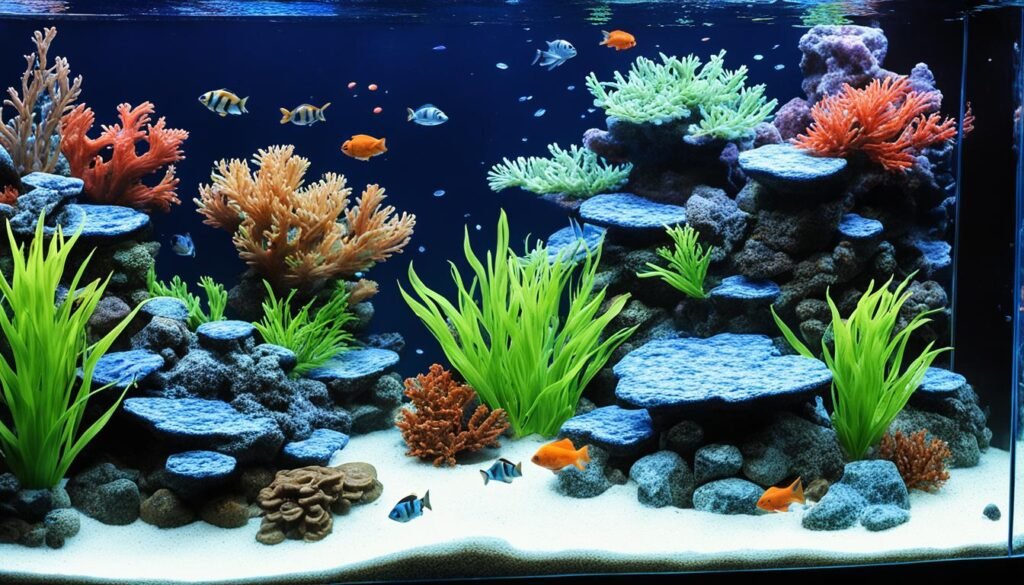 freshwater aquarium water changes vs. saltwater aquarium water changes