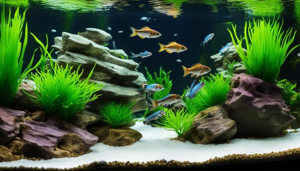 Corydoras Catfish and Bolivian Rams Image