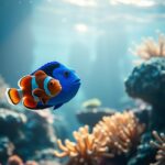 Can blue tang fish live with clownfish?